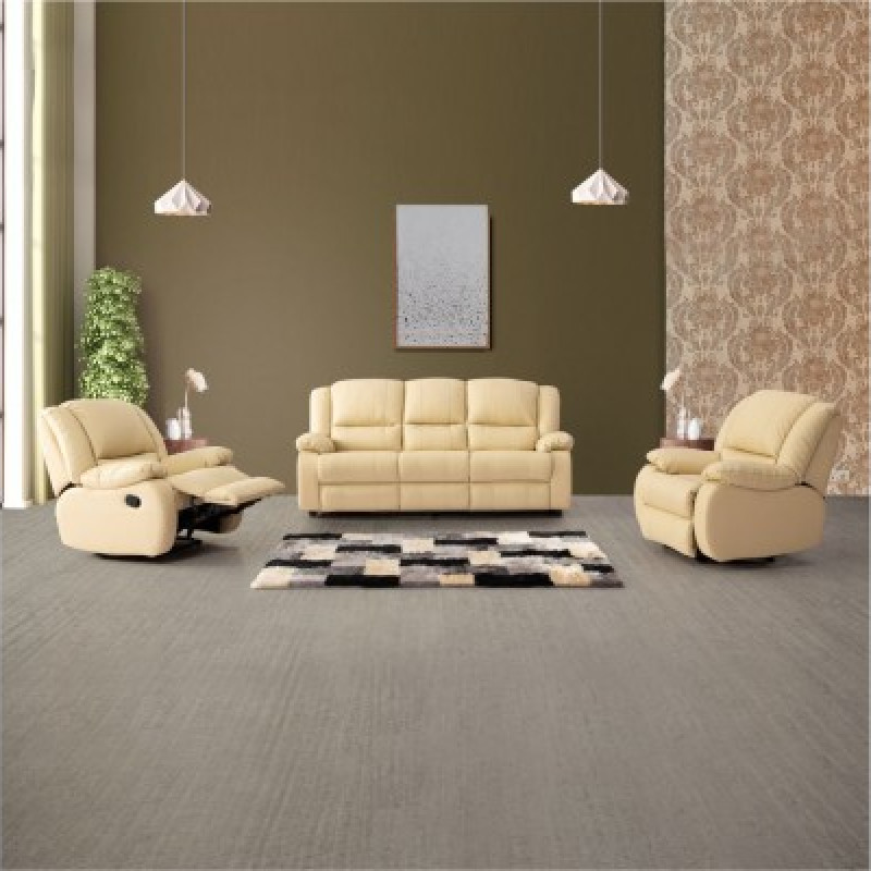 GLORY RECLINER SOFA (3+1R+1R) (GENUINE LEATHER)
