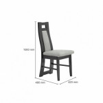 WILLOW 7 PIECE DINING SET (BLACK)