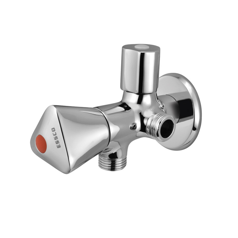 EsscO 2-Way Angle Valve with Wall Flange