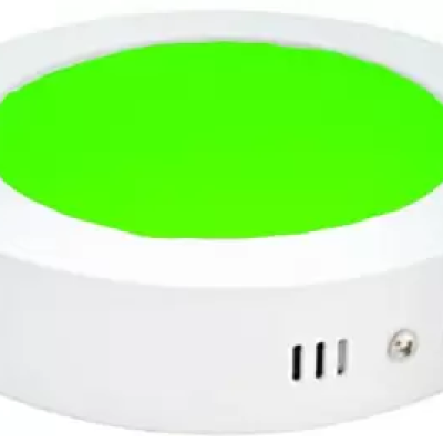 LED SURFACE LIGHT 6+3W GREEN(PRITAM)