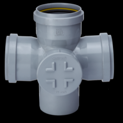 ASHIRVAD 2-1/2inch CROSS TEE WITH DOOR -SWR-70001174