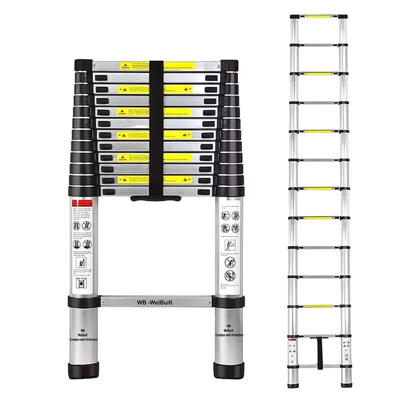 Single Telescopic Ladder 13 steps (12.5ft)