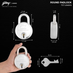 Godrej Round Padlock 10Lvr 8150