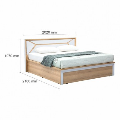 OLIVIA HYDRAULIC QUEEN BED