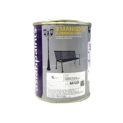 ASIAN PAINTS 3 MANGOES ALUMINIUM PAINT 100 ml (Aluminium)