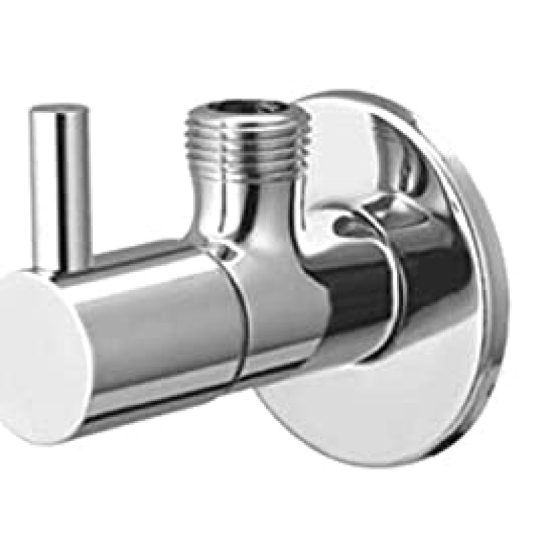 Angle Valve With Wall Flange