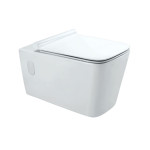 JAQUAR Wall Hung WC With UF Soft Close Slim Seat Cover