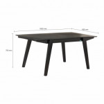 ATLANTA 7 PIECE DINING SET ( (BLACK)