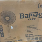 Barsha Farrata Turbo Stand Fan 18inch Black