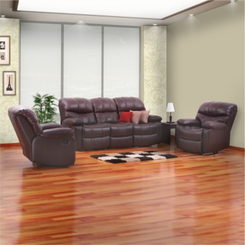 FERLAND RECLINER SOFA (3RR+1R+1R) (Genuine Leather)