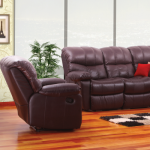 FERLAND RECLINER SOFA (3RR+1R+1R) (Genuine Leather)