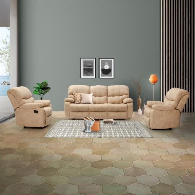 FERLAND RECLINER SOFA (3RR+1R+1R) (Fabric)