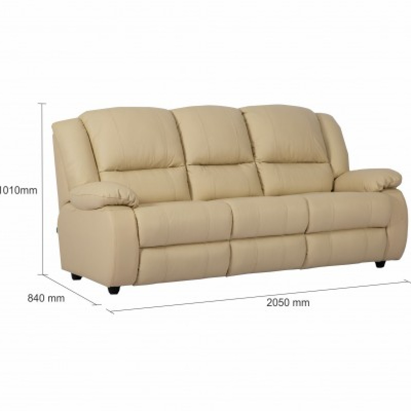 GLORY RECLINER SOFA (3+1R+1R) (GENUINE LEATHER)
