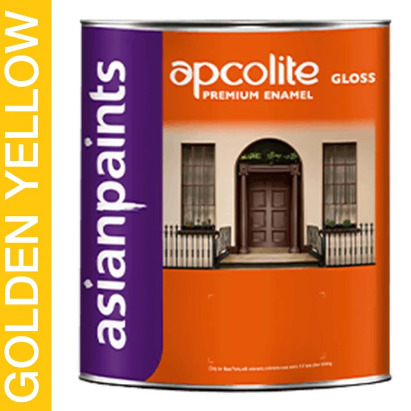 ASIAN PAINTS APCOLITE PREMIUM GLOSS ENAMEL- SHADES 20L (Golden Yellow)