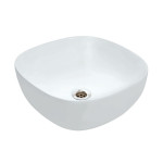 JAQUAR THIN RIM TABLE TOP BASIN - WHITE