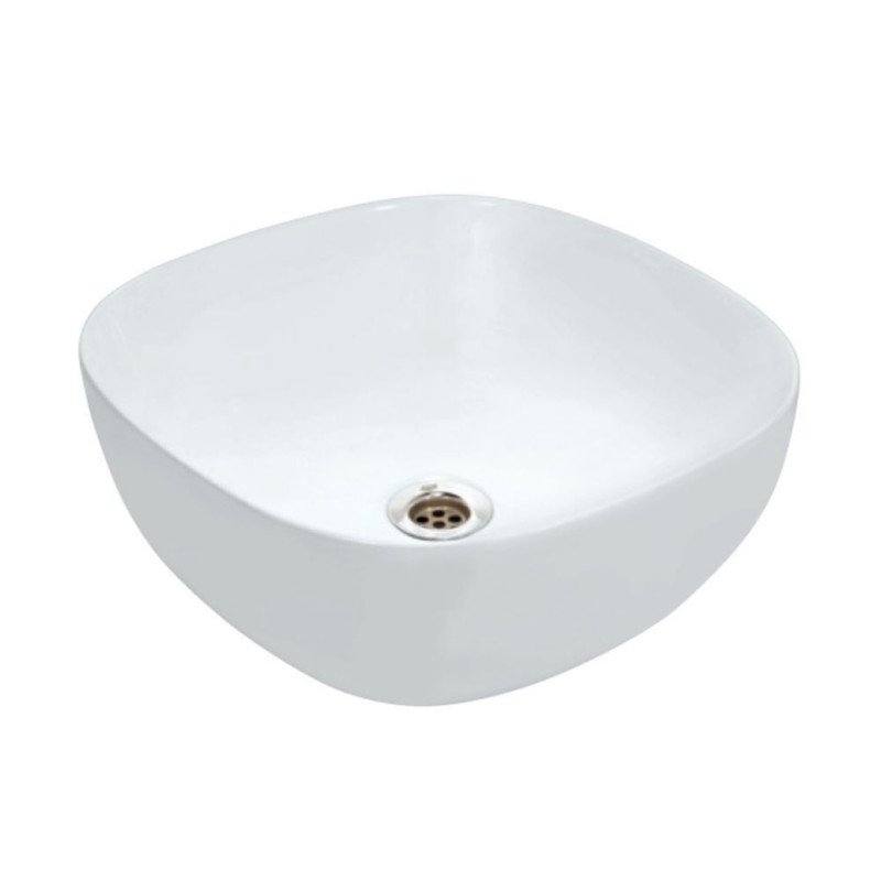 JAQUAR THIN RIM TABLE TOP BASIN - WHITE