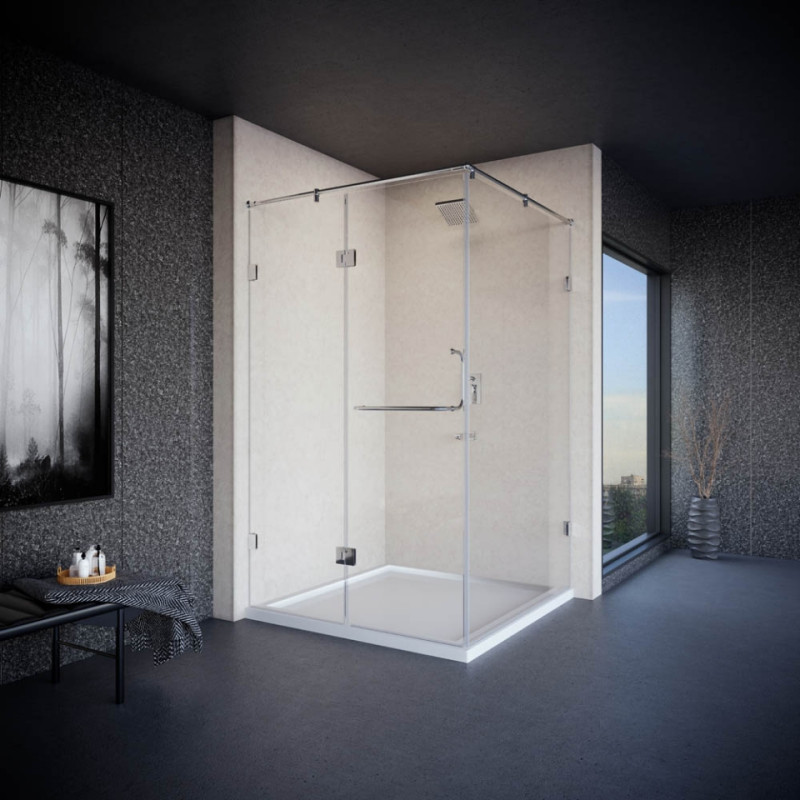 Jaquar Frameless Shower Enclosures 1840-G - (SIZE : 1600-2000)