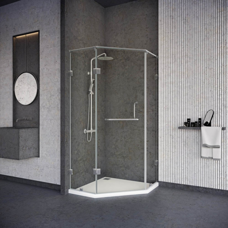 Jaquar Frameless Shower Enclosures 1840-P - (SIZE : 1600-2000)