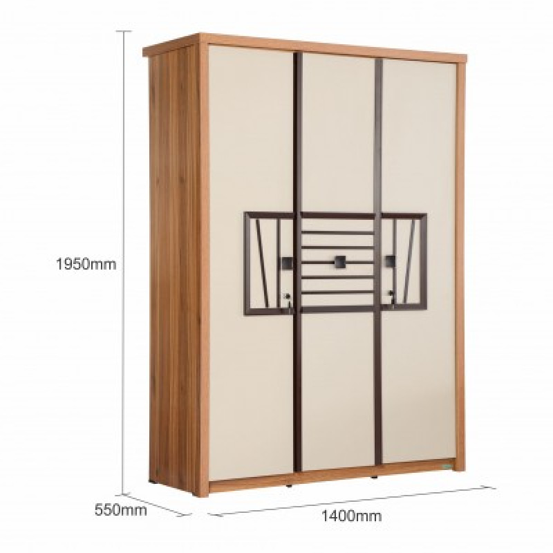 STAFFER 3 DOOR WARDROBE