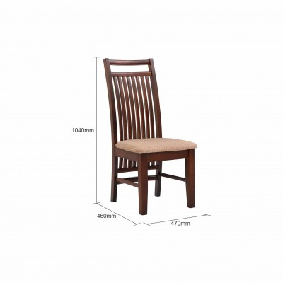 NEVADA 7 PIECE DINING SET (MAHOGANI)