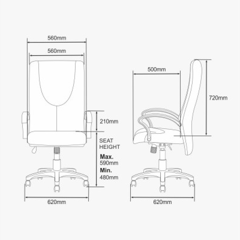 HIGH BACK CHAIR (OCH 019)