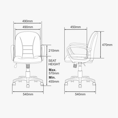 LOW BACK CHAIR OCL 003 (MAROON)