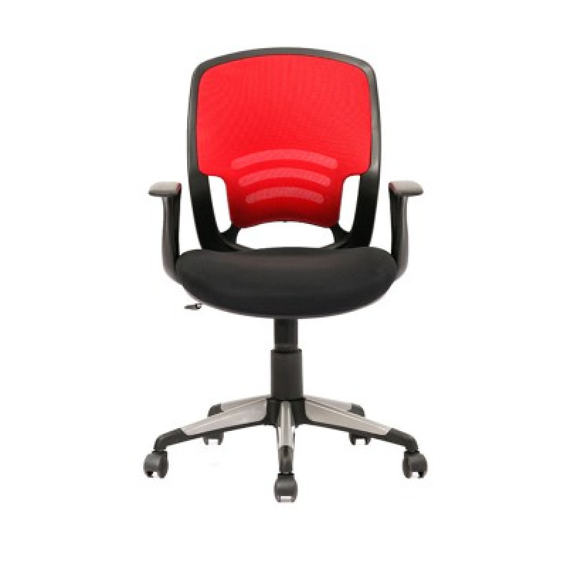 LOW BACK CHAIR OCL 019 (BLACK &amp; MAROON)