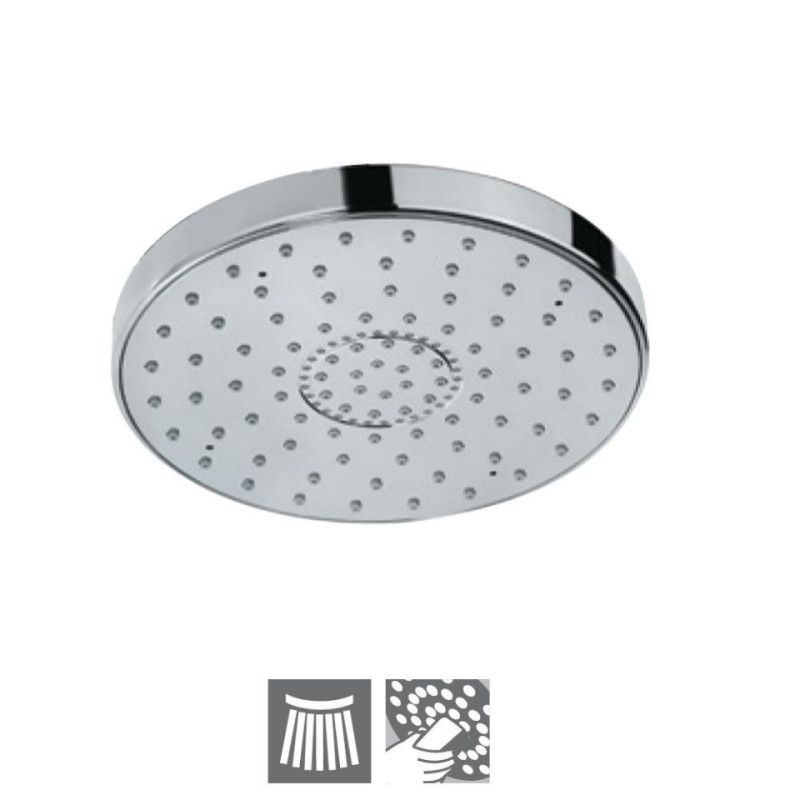 JAQUAR OVERHEAD SHOWER Ø140MM ROUND SHAPE SINGLE FLOW