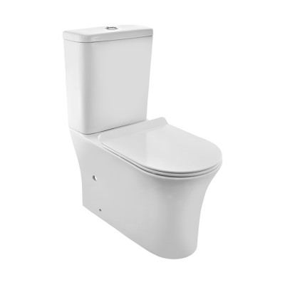 JAQUAR RIMLESS BOWL WITH CISTERN FOR COUPLED WC