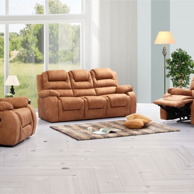 SINCLAIR RECLINER SOFA (3+1R+1R) (Fabric)