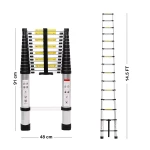 Single Telescopic Ladder 15 steps (14.5ft)
