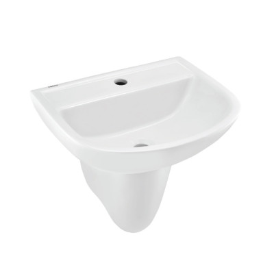 Essco Wall Hung Basin With Half Pedestal