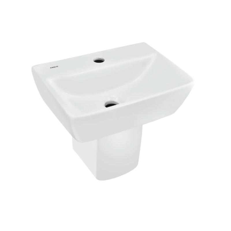 Essco Wall Hung Basin With Half Pedestal